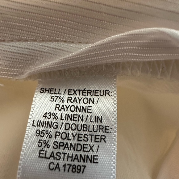 White linen trousers - Picture 3 of 4